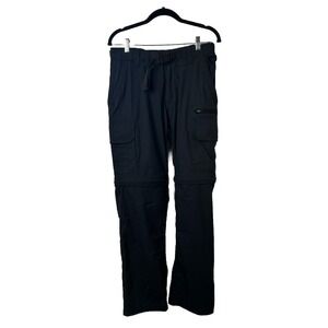 BC Clothing Mens Convertible Cargo Pants Zip Off Hiking Outdoor Belt Blue S x 32